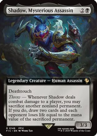Shadow, Mysterious Assassin (Extended Art) -  (FIC-148) - Commander: FINAL FANTASY
