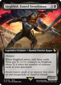 Siegfried, Famed Swordsman (Extended Art) -  Foil (FIC-149) - Commander: FINAL FANTASY
