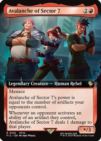 Avalanche of Sector 7 (Extended Art) -  Foil (FIC-150) - Commander: FINAL FANTASY