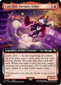 Cait Sith, Fortune Teller (Extended Art) -  Foil (FIC-151) - Commander: FINAL FANTASY