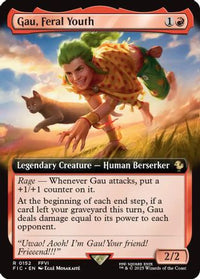 Gau, Feral Youth (Extended Art) -  Foil (FIC-152) - Commander: FINAL FANTASY
