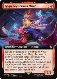 Gogo, Mysterious Mime (Extended Art) -  Foil (FIC-153) - Commander: FINAL FANTASY