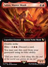 Sabin, Master Monk (Extended Art) -  (FIC-154) - Commander: FINAL FANTASY