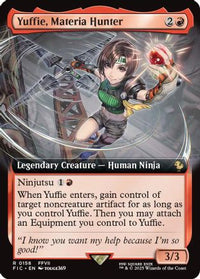 Yuffie, Materia Hunter (Extended Art) -  Foil (FIC-158) - Commander: FINAL FANTASY