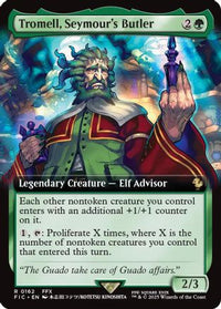 Tromell, Seymour's Butler (Extended Art) -  Foil (FIC-162) - Commander: FINAL FANTASY