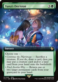 Yuna's Decision (Extended Art) -  Foil (FIC-125) - Commander: FINAL FANTASY