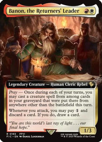 Banon, the Returners' Leader (Extended Art) -  (FIC-165) - Commander: FINAL FANTASY