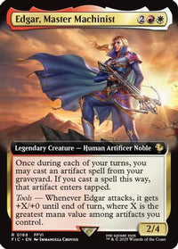 Edgar, Master Machinist (Extended Art) -  Foil (FIC-169) - Commander: FINAL FANTASY