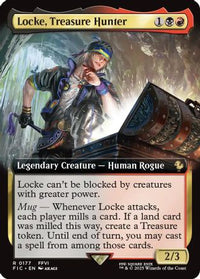 Locke, Treasure Hunter (Extended Art) -  (FIC-177) - Commander: FINAL FANTASY