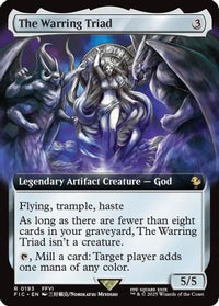 The Warring Triad (Extended Art) -  Foil (FIC-193) - Commander: FINAL FANTASY