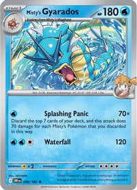 Misty's Gyarados (Non-holo) 049/182  Deck Exclusives - Rare