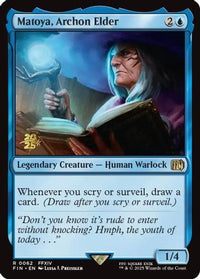 Matoya, Archon Elder (PRE-062) - Prerelease Cards Foil