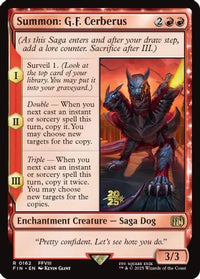 Summon: G.F. Cerberus (PRE-162) - Prerelease Cards Foil