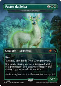 Pastor da Selva - Ancient Greenwarden (SLD-2059) - Secret Lair Drop Series