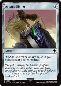 Arcane Signet (0333) (Surge Foil) -  Foil (FIC-333) - Commander: FINAL FANTASY