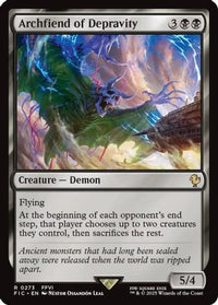 Archfiend of Depravity (Surge Foil) -  Foil (FIC-273) - Commander: FINAL FANTASY