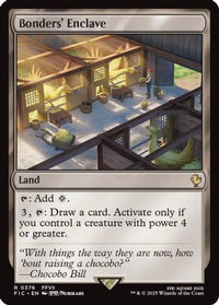 Bonders' Enclave (Surge Foil) -  Foil (FIC-376) - Commander: FINAL FANTASY