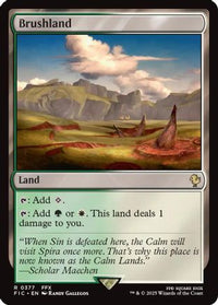 Brushland (Surge Foil) -  Foil (FIC-377) - Commander: FINAL FANTASY