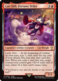 Cait Sith, Fortune Teller (Surge Foil) -  Foil (FIC-054) - Commander: FINAL FANTASY