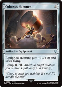 Colossus Hammer (Surge Foil) -  Foil (FIC-338) - Commander: FINAL FANTASY