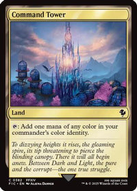 Command Tower (0382) (Surge Foil) -  Foil (FIC-382) - Commander: FINAL FANTASY