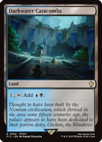 Darkwater Catacombs (Surge Foil) -  Foil (FIC-384) - Commander: FINAL FANTASY