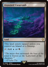 Drowned Catacomb (Surge Foil) -  Foil (FIC-388) - Commander: FINAL FANTASY