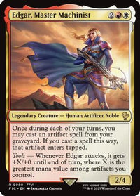 Edgar, Master Machinist (Surge Foil) -  Foil (FIC-080) - Commander: FINAL FANTASY