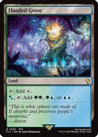 Flooded Grove (Surge Foil) -  Foil (FIC-393) - Commander: FINAL FANTASY