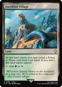 Fortified Village (Surge Foil) -  Foil (FIC-396) - Commander: FINAL FANTASY