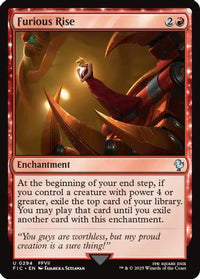 Furious Rise (Surge Foil) -  Foil (FIC-294) - Commander: FINAL FANTASY