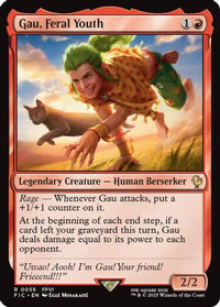 Gau, Feral Youth (Surge Foil) -  Foil (FIC-055) - Commander: FINAL FANTASY