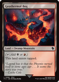 Geothermal Bog (Surge Foil) -  Foil (FIC-399) - Commander: FINAL FANTASY