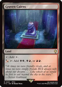 Graven Cairns (Surge Foil) -  Foil (FIC-401) - Commander: FINAL FANTASY