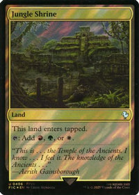 Jungle Shrine (Surge Foil) -  Foil (FIC-406) - Commander: FINAL FANTASY