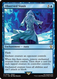 Observed Stasis (Surge Foil) -  Foil (FIC-040) - Commander: FINAL FANTASY