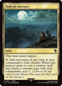 Path of Ancestry (Surge Foil) -  Foil (FIC-411) - Commander: FINAL FANTASY