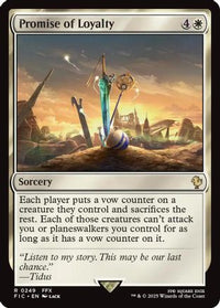 Promise of Loyalty (Surge Foil) -  Foil (FIC-249) - Commander: FINAL FANTASY