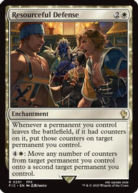 Resourceful Defense (Surge Foil) -  Foil (FIC-251) - Commander: FINAL FANTASY