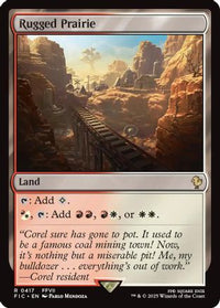 Rugged Prairie (Surge Foil) -  Foil (FIC-417) - Commander: FINAL FANTASY
