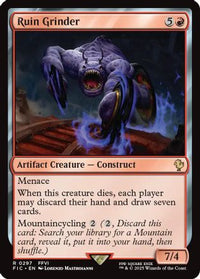 Ruin Grinder (Surge Foil) -  Foil (FIC-297) - Commander: FINAL FANTASY