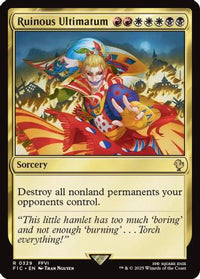 Ruinous Ultimatum (Surge Foil) -  Foil (FIC-329) - Commander: FINAL FANTASY