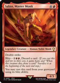 Sabin, Master Monk (Surge Foil) -  Foil (FIC-057) - Commander: FINAL FANTASY