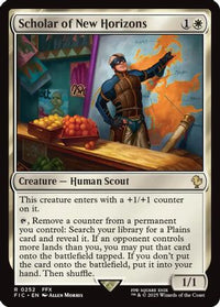 Scholar of New Horizons (Surge Foil) -  Foil (FIC-252) - Commander: FINAL FANTASY