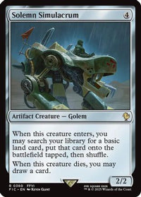 Solemn Simulacrum (Surge Foil) -  Foil (FIC-360) - Commander: FINAL FANTASY