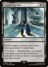 Stitch Together (Surge Foil) -  Foil (FIC-286) - Commander: FINAL FANTASY