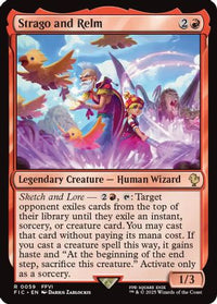 Strago and Relm (Surge Foil) -  Foil (FIC-059) - Commander: FINAL FANTASY