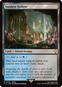 Sunken Hollow (Surge Foil) -  Foil (FIC-429) - Commander: FINAL FANTASY