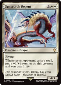 Sunscorch Regent (Surge Foil) -  Foil (FIC-255) - Commander: FINAL FANTASY