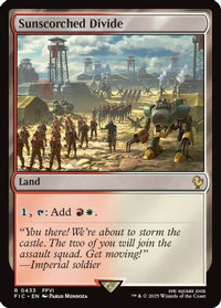 Sunscorched Divide (Surge Foil) -  Foil (FIC-433) - Commander: FINAL FANTASY